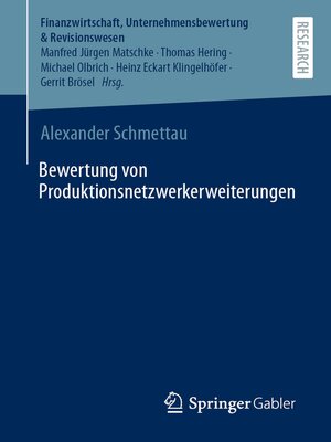 cover image of Bewertung von Produktionsnetzwerkerweiterungen